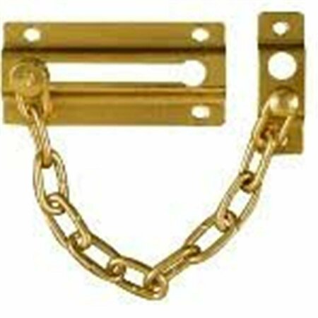 NATIONAL MFG SALES Brass Door Chain 5763529